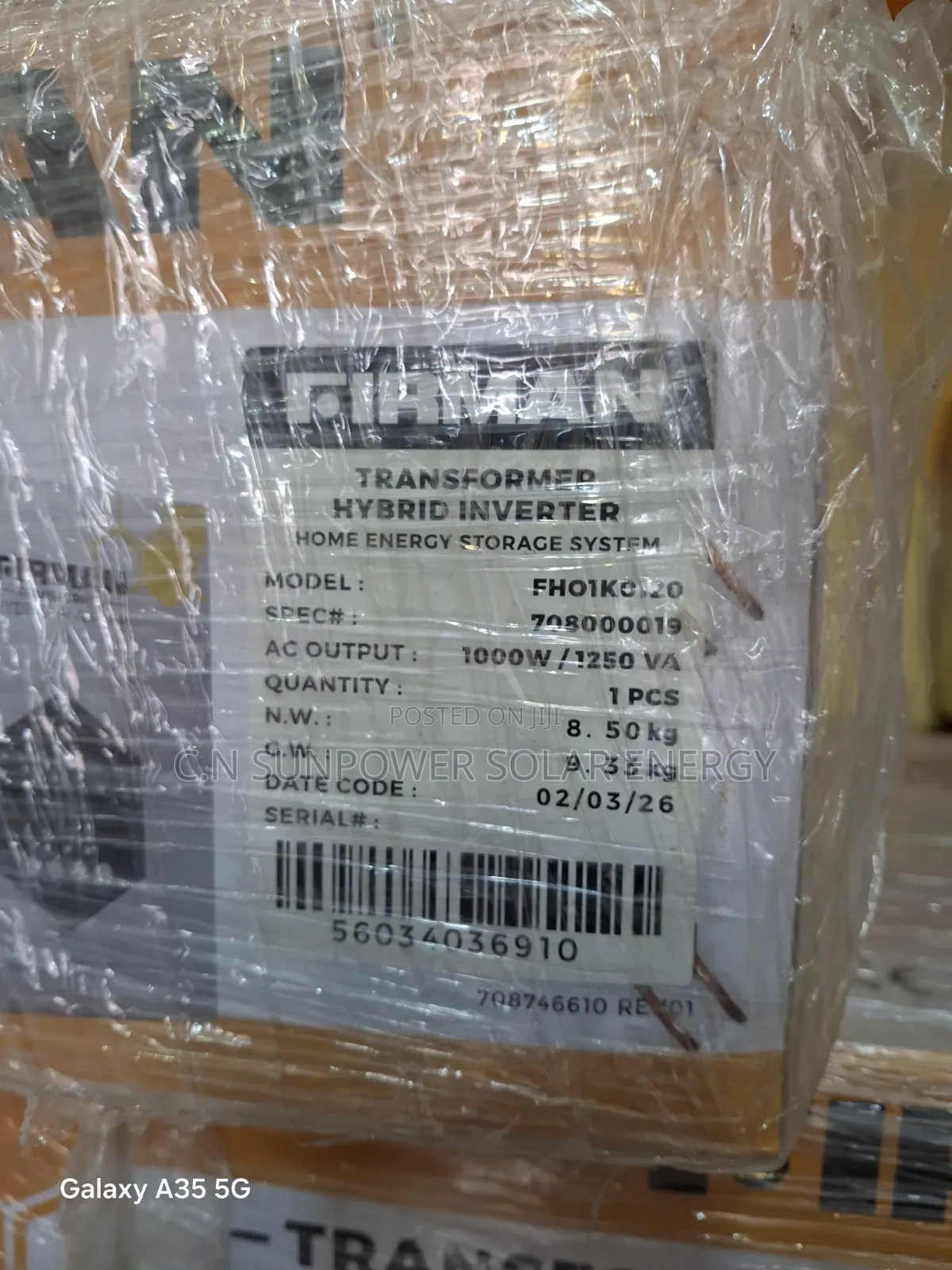 1kva/12v Firman Hybrid Solar Inverter