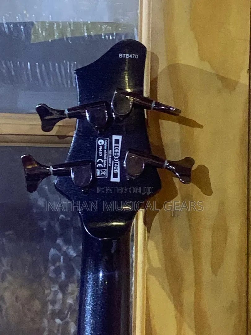 Ibanez 4-String Electric Bass Guitar – Black