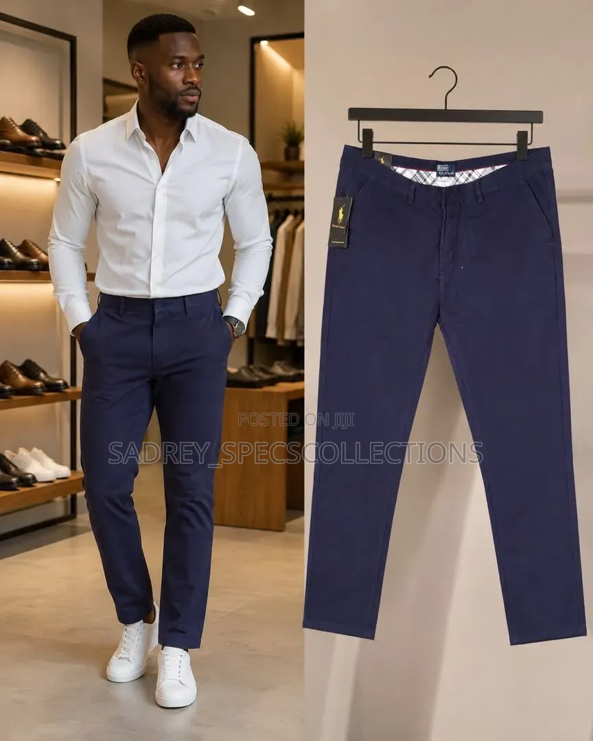 Chino's Material Pens Trousers to Cooperate Wears