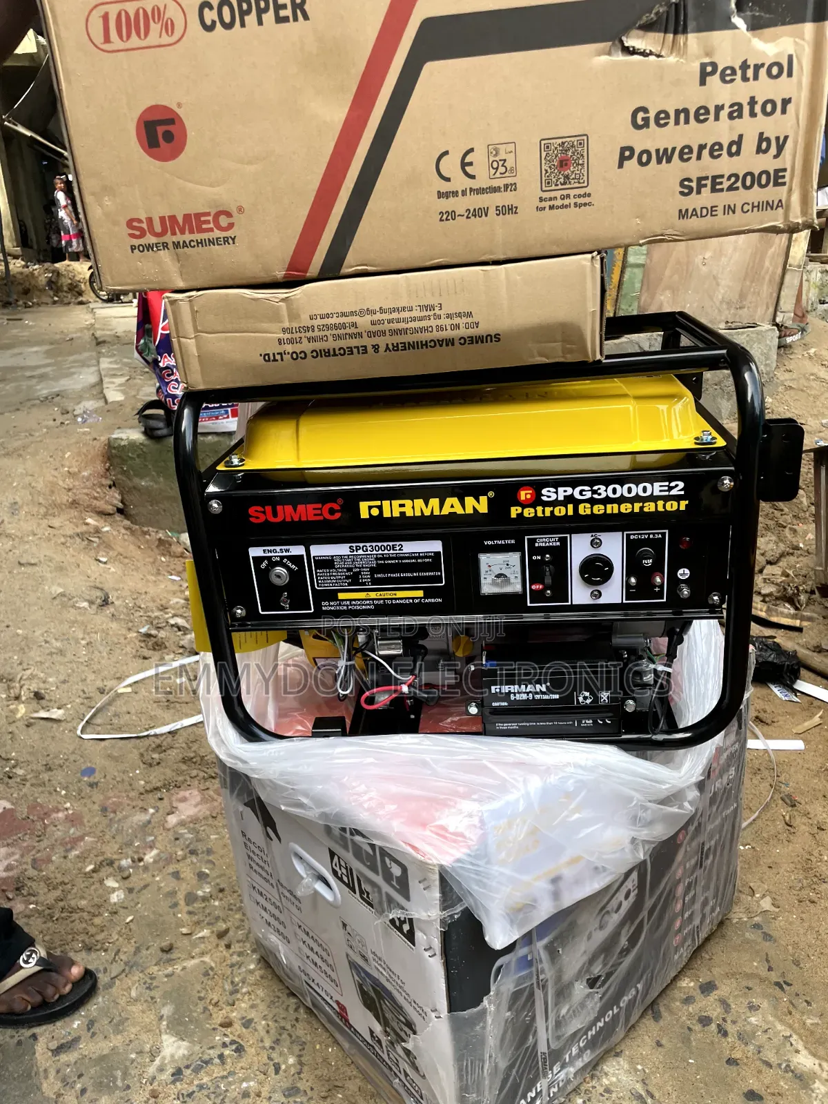 Sumec Firman 4.5kva Generator With Electric Start