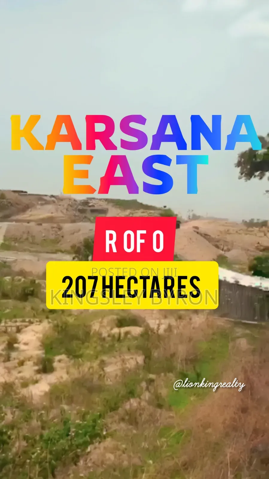 Fresh Karsana East 207 Hectares for Fast Sale