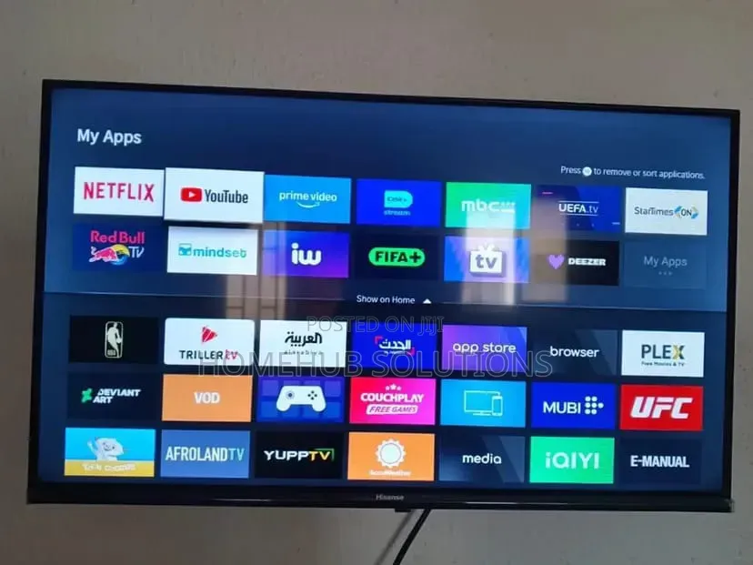 32 Inches Hisense Smart TV With Remote
