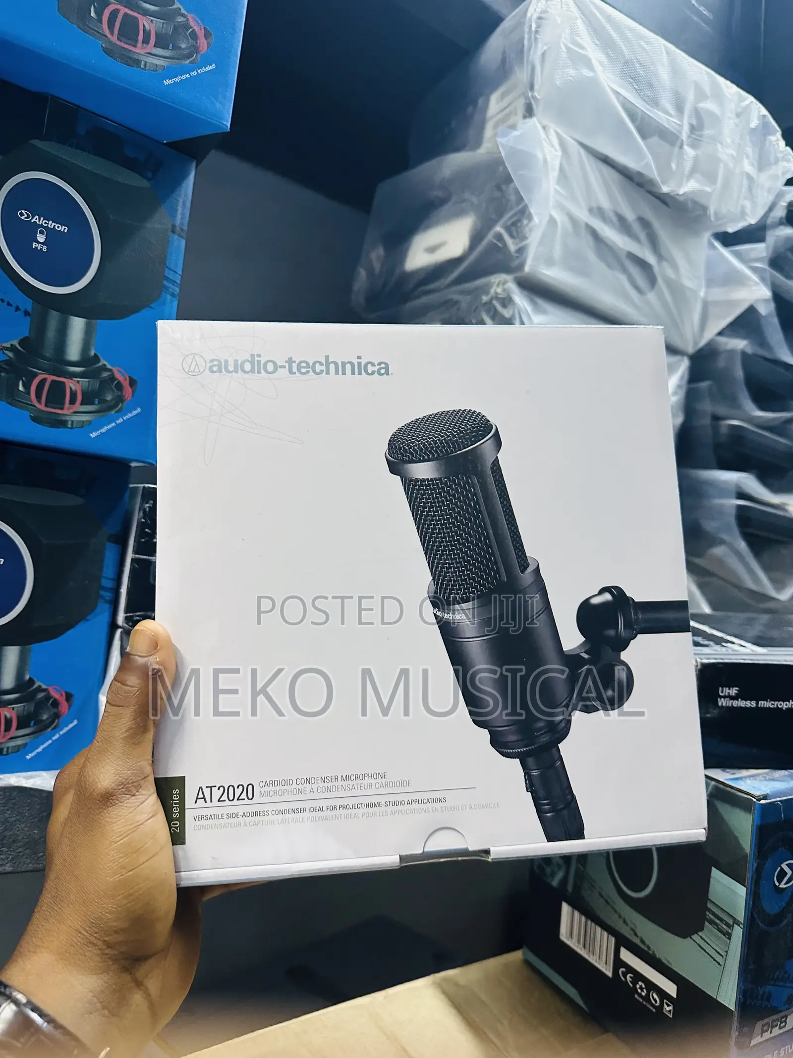 Audio-Technica At2020 Cardioid Condenser Studio XLR Microphone