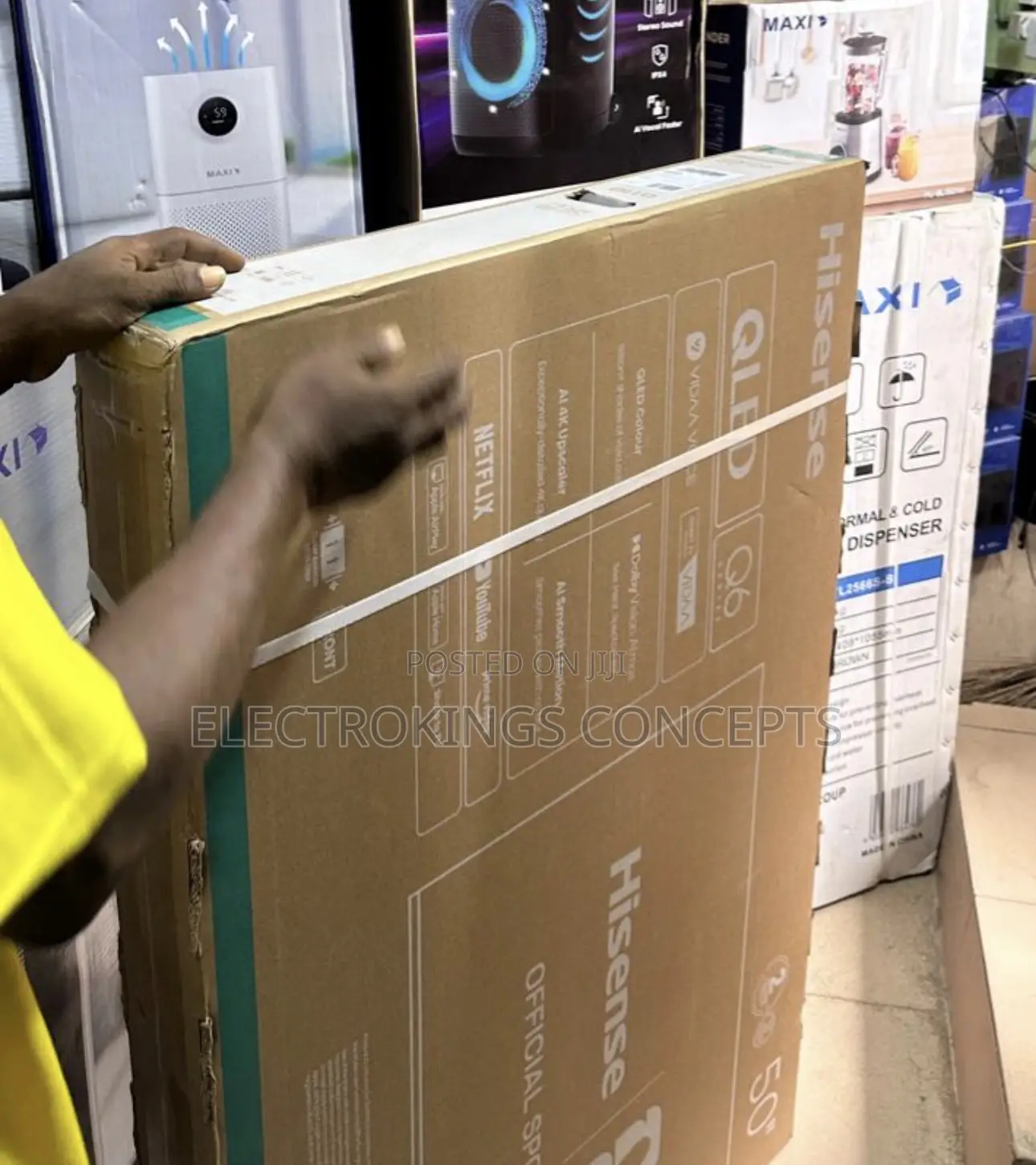 Original Hisense 50inch Qled Smart Television With Bluetooth | Tv50q5s