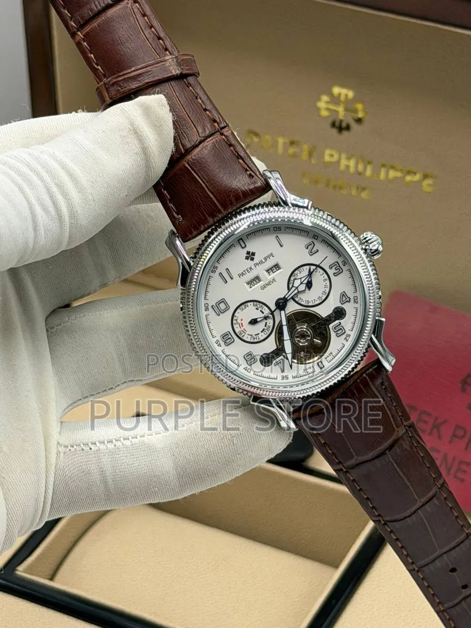 Patek Philippe Automatic Mechanical Movement Active Chronograph Watch