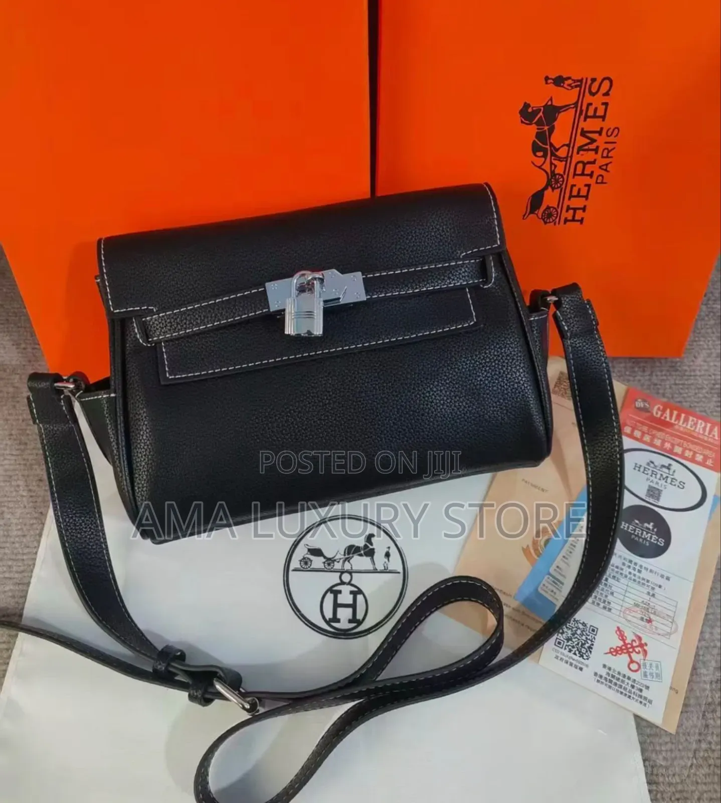 Hermes Luxury Unisex Crossbody Bag – Stylish, Durable Trendy Design