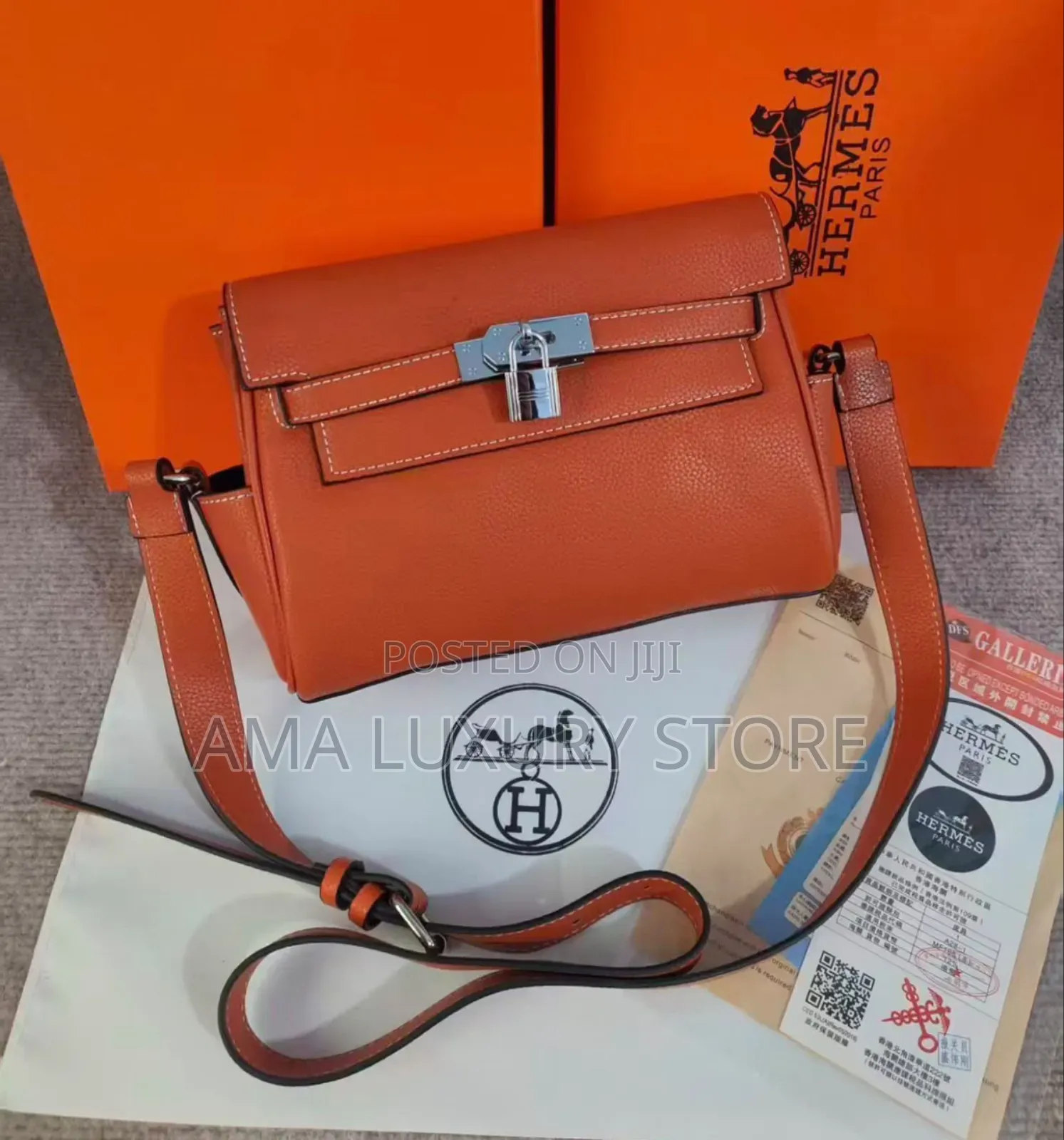 Hermes Luxury Unisex Crossbody Bag – Stylish, Durable Trendy Design