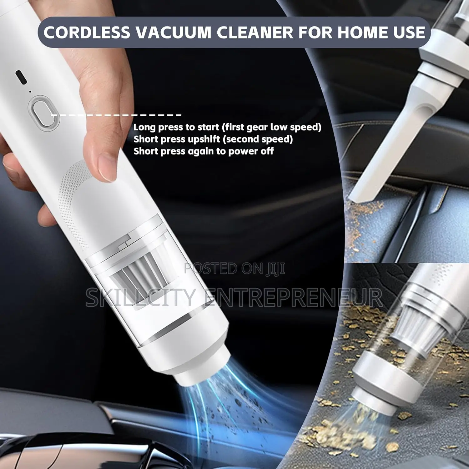 Portable Cordless Handheld Vaccum Cleaner