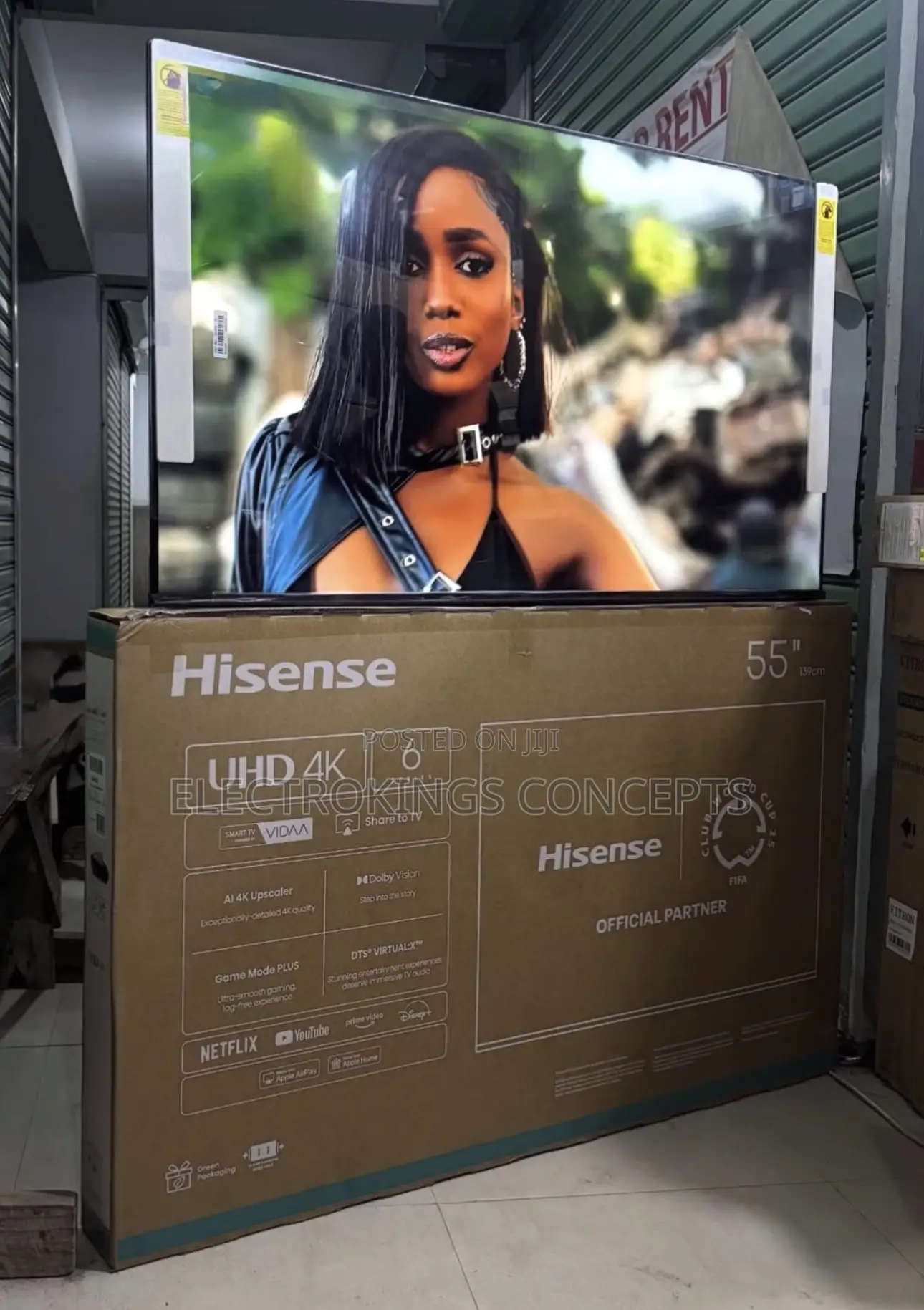 Hisense 55 Inches Uhd Bluetooth Smart Tv | His 55a6q