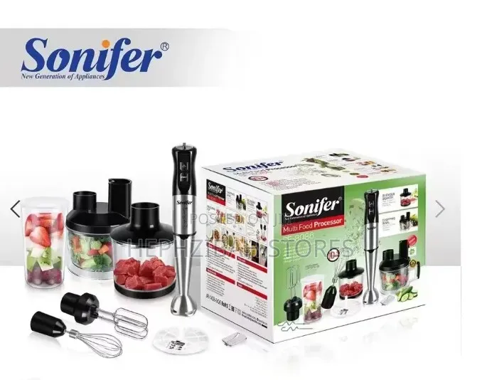 Sonifer Multi Purpose 10 in 1 Hand Blender Food Processor (Sf-8086)