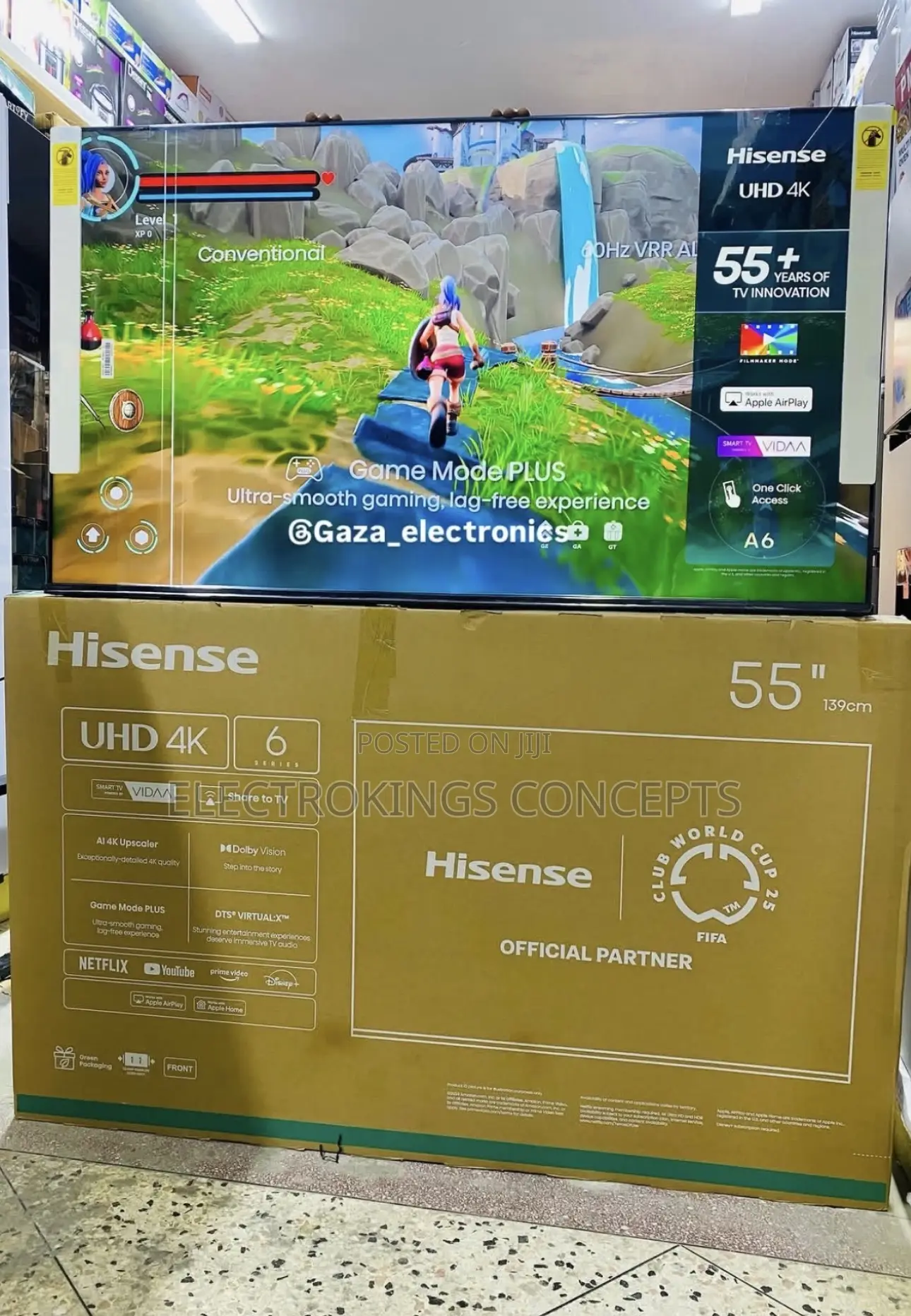 Hisense 50inch Uhd Smart Tv With Bluetooth Connectivity | His 55a6q
