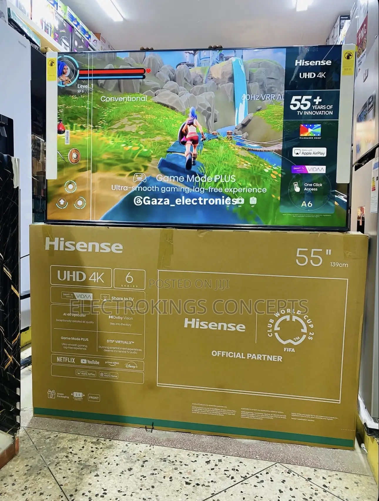 Hisense 50inch Uhd Smart Tv With Bluetooth Connectivity | His 55a6q
