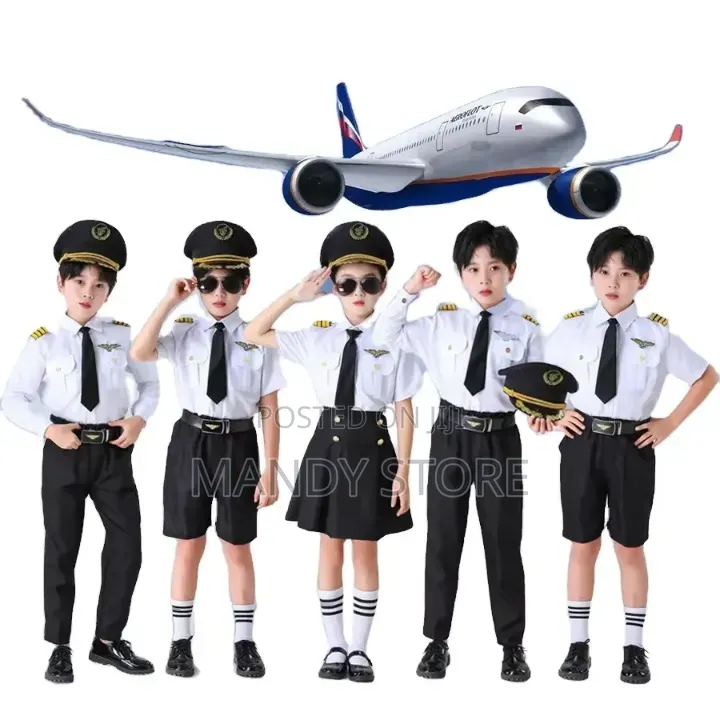 Pilot Costume Children's Captain Male Uniform