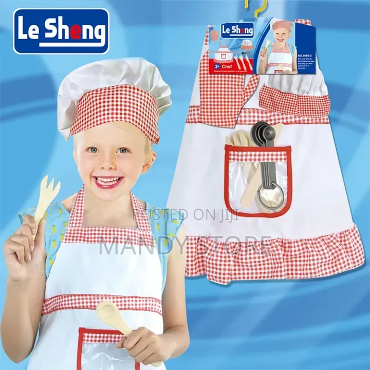 Kids Chef Role Play Costume Set Pedio Chef Dress Up Set for Children