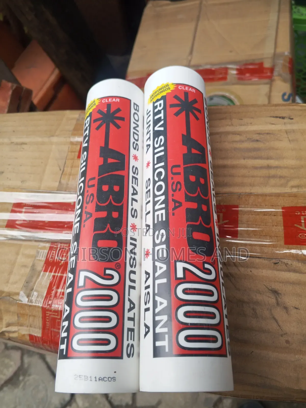 Abro 2000 Clear RTV Silicone Sealant