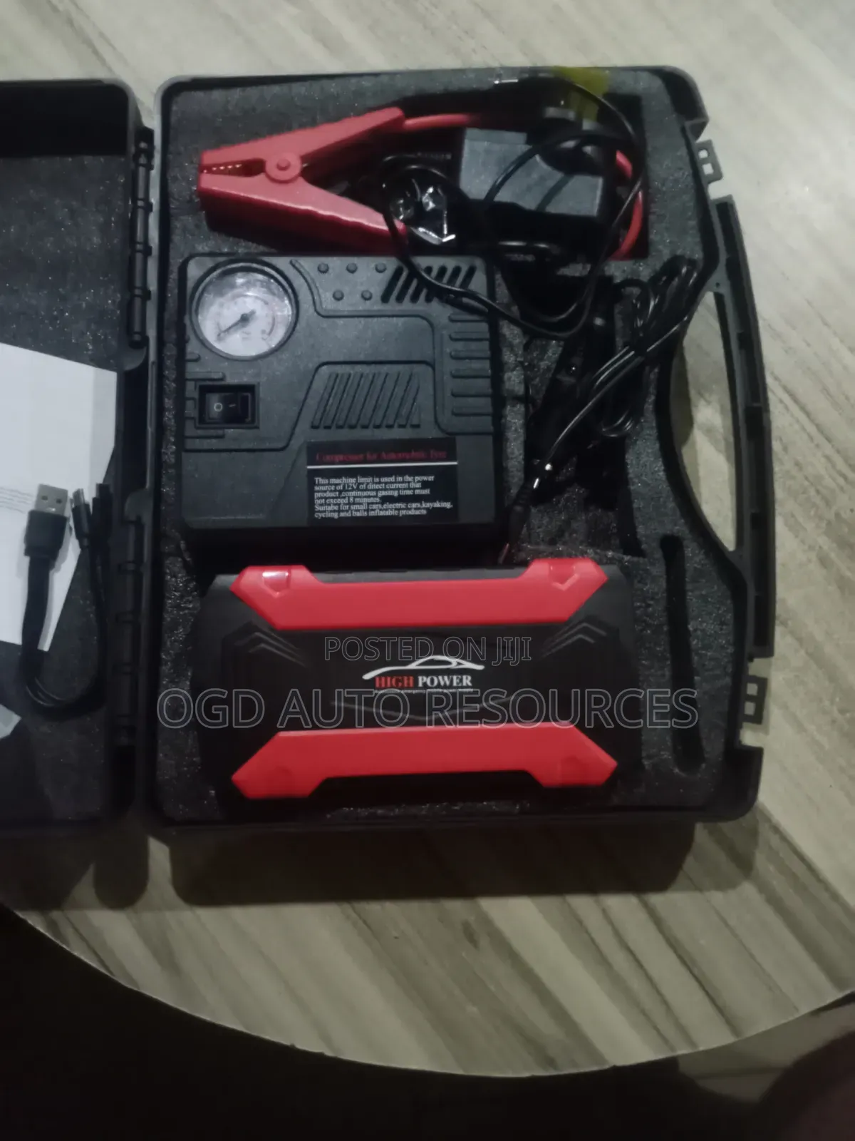 Auto Jumpstart and Tire Inflator