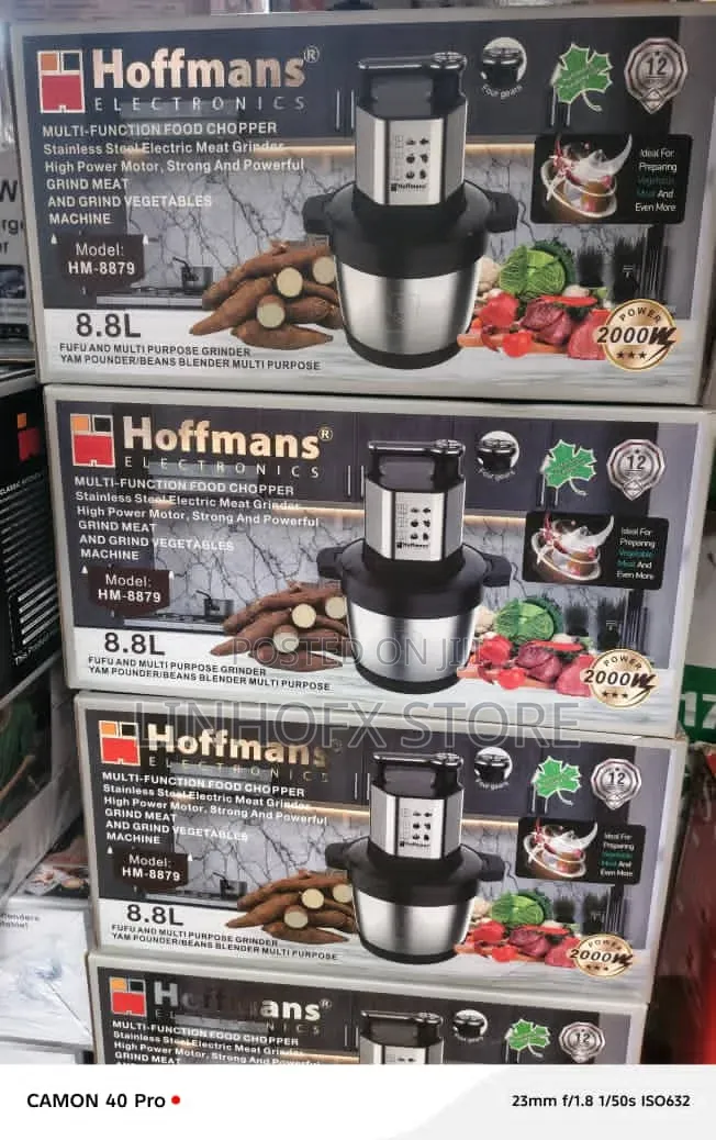 Hoffman's Electric Multifunction Food Chopper (8.8l)