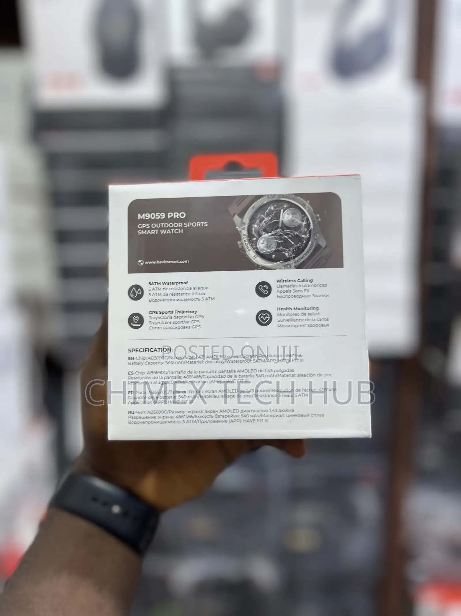 Havit M9059 Pro GPS Outdoor Sports Smart Watch