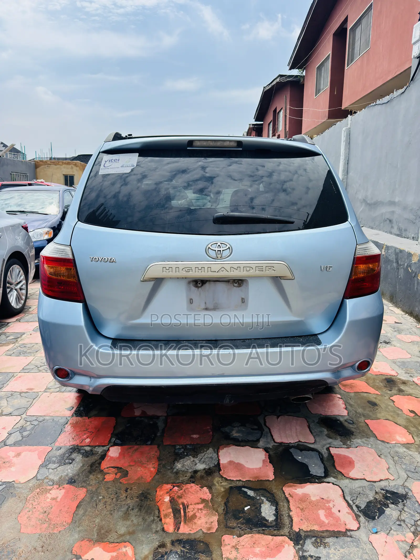Toyota Highlander V6 2009 Blue
