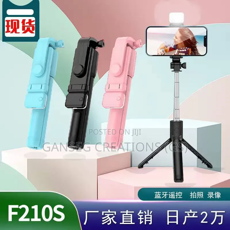 Portable Foldable Selfie Stick Tripod With Wireless Bluetooth Remote