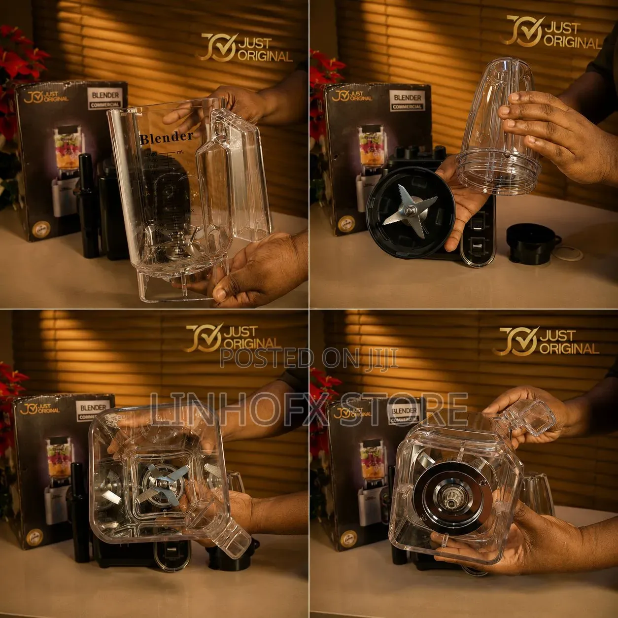 Justoriginals 
Blender Commercial Proffessional Crusher