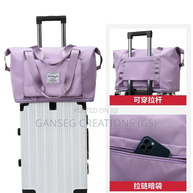 Premium Expandable Large Capacity Travel Duffel Bag - Waterproof