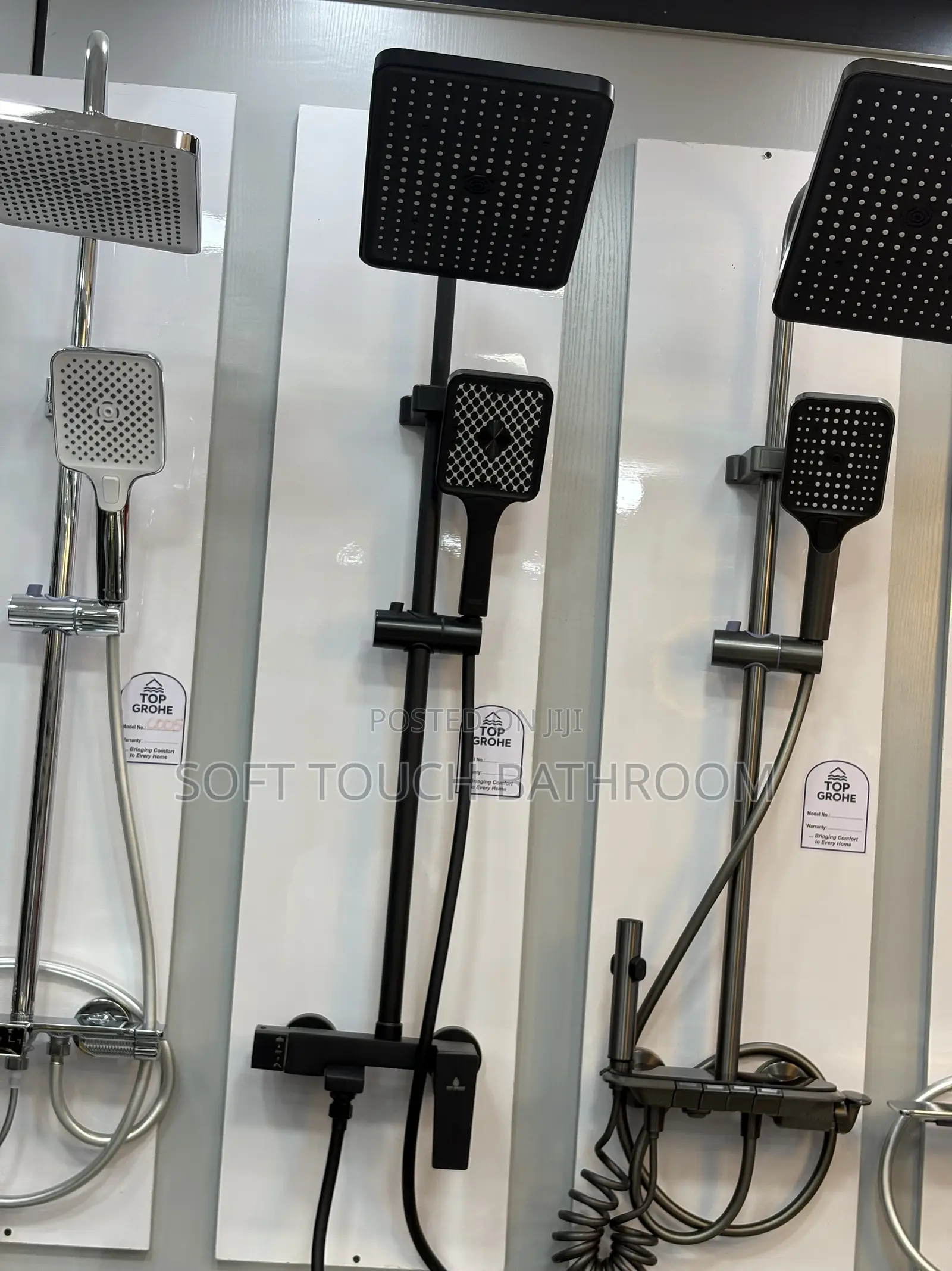 Luxury Black Shower With Pressure Good Quality