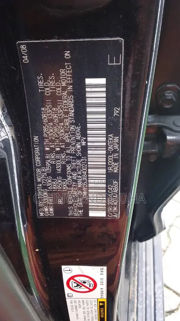 Toyota Land Cruiser 2010 Black