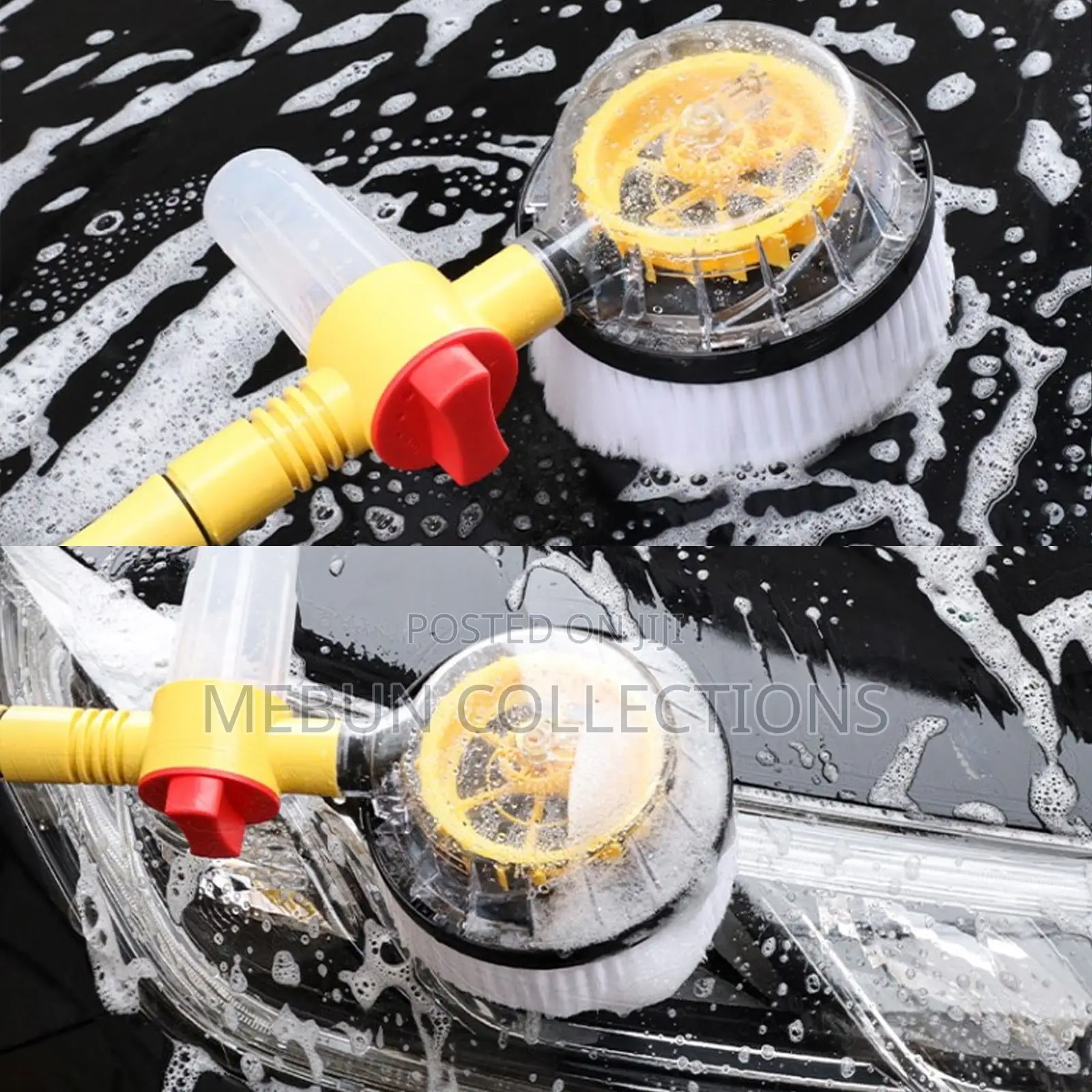 Auto Rotating Car Wash Brush With Long Handle
