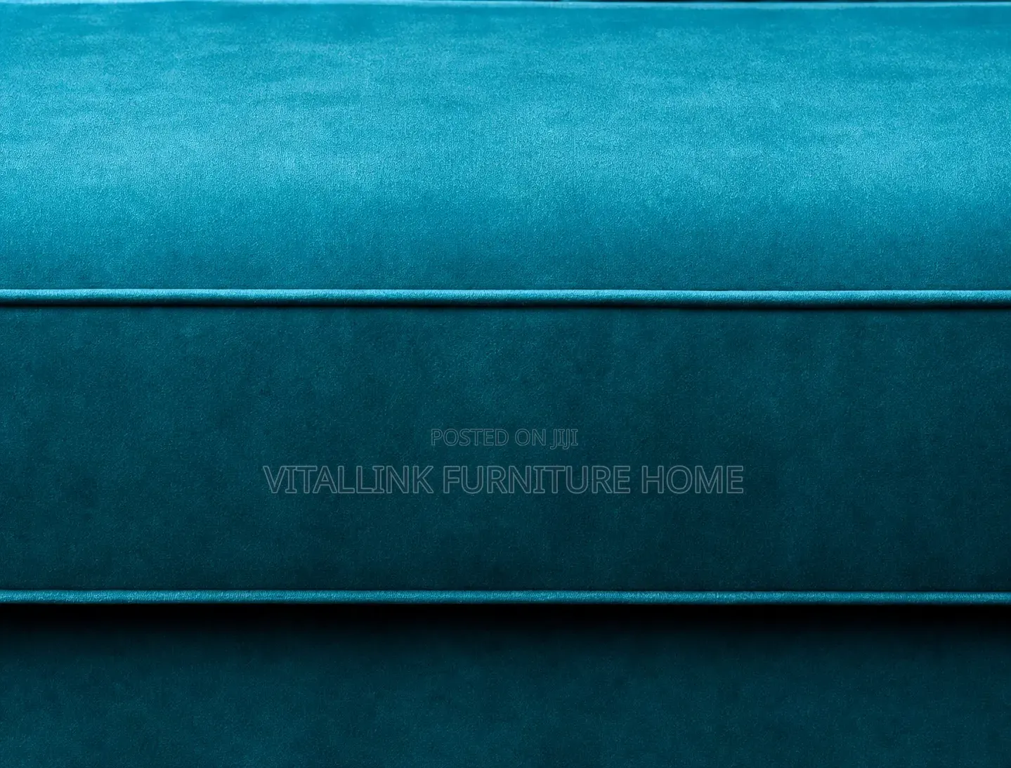 Luxury Teal Velvet Channel-Tufted Loveseat With Scalloped Back