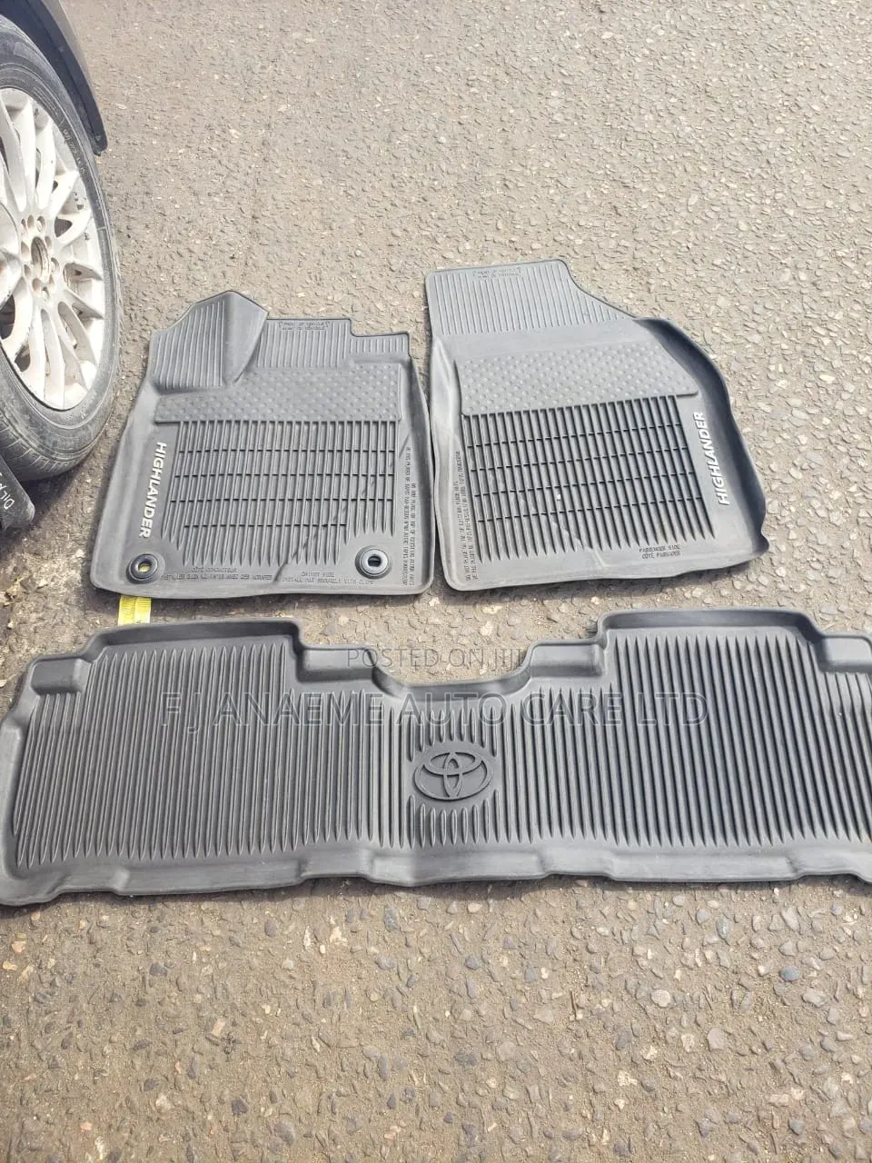 Car Mat for Toyota Highlander Follow Come