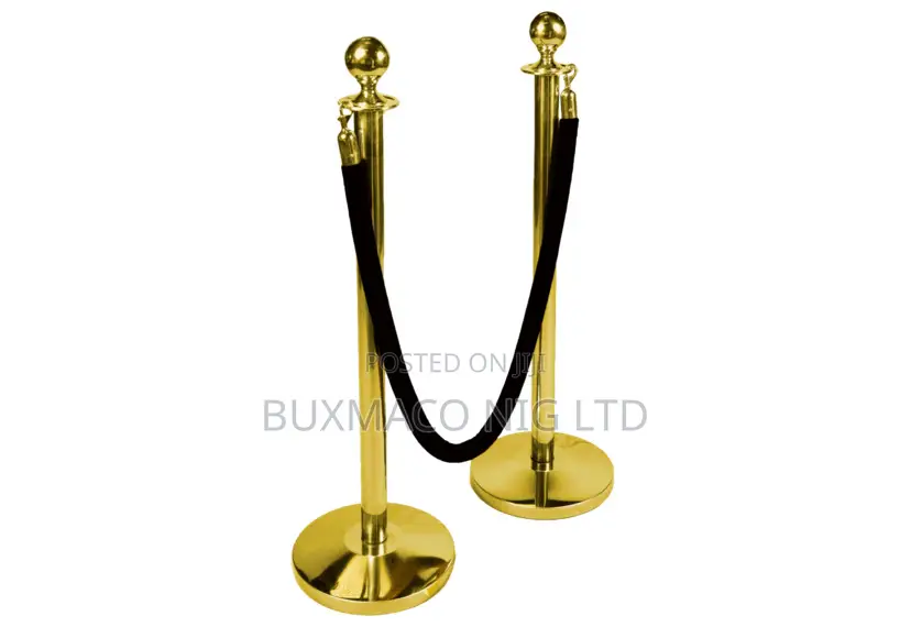 Crowd Control Unit Bank Stanchion( 2poles With Rope)
