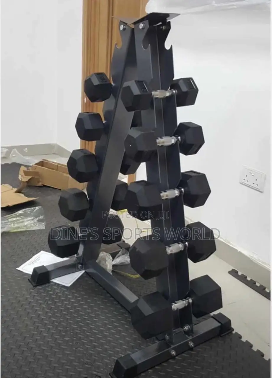 6 Set Dumbbell Rack Available