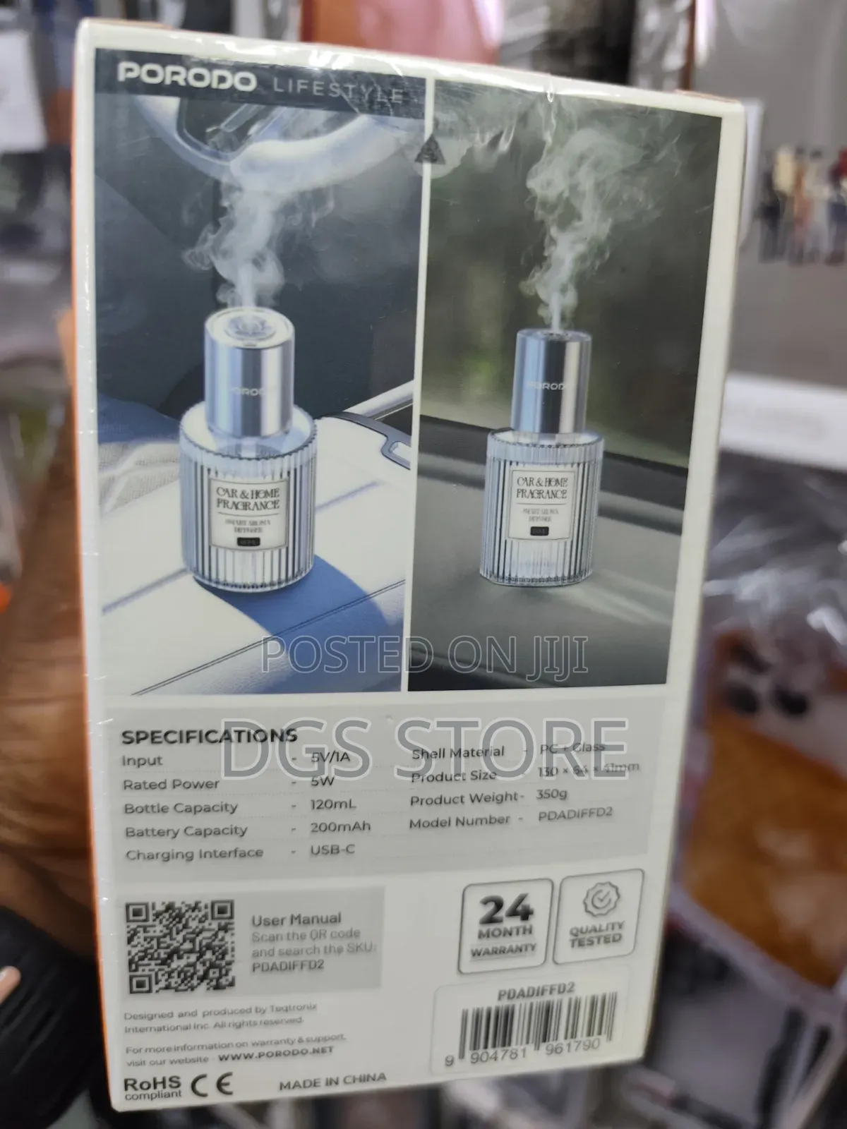 Porodo Grasse Smart Aroma Diffuser