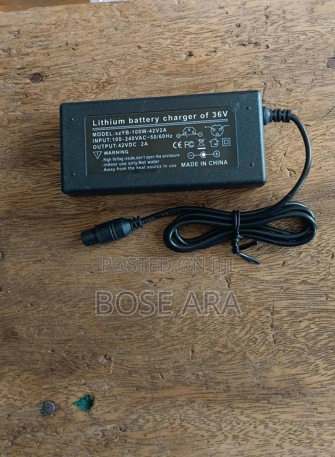 Lithium Battery Charger for Scooter 42v 2a