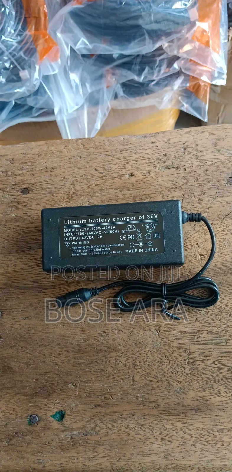 Lithium Battery Charger for Scooter 42v 2a