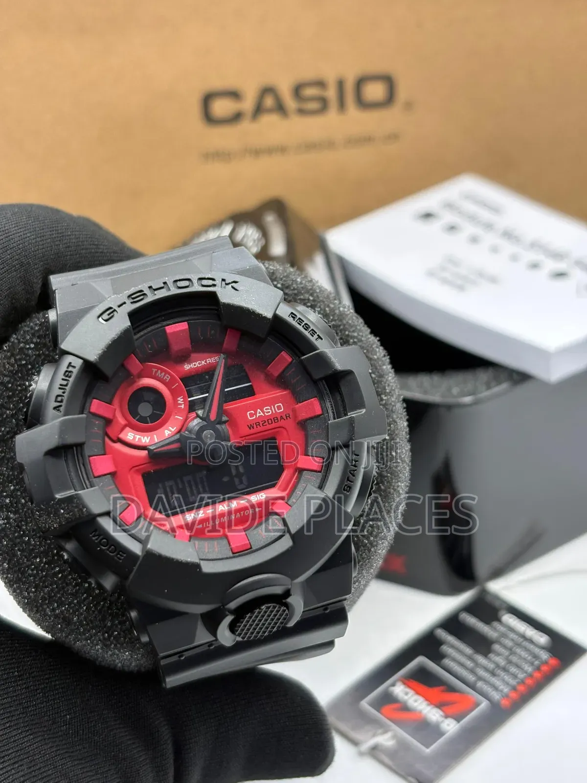Casio G-Shock Ga-700 Series Digital Analog Water-Resistant Wristwatc