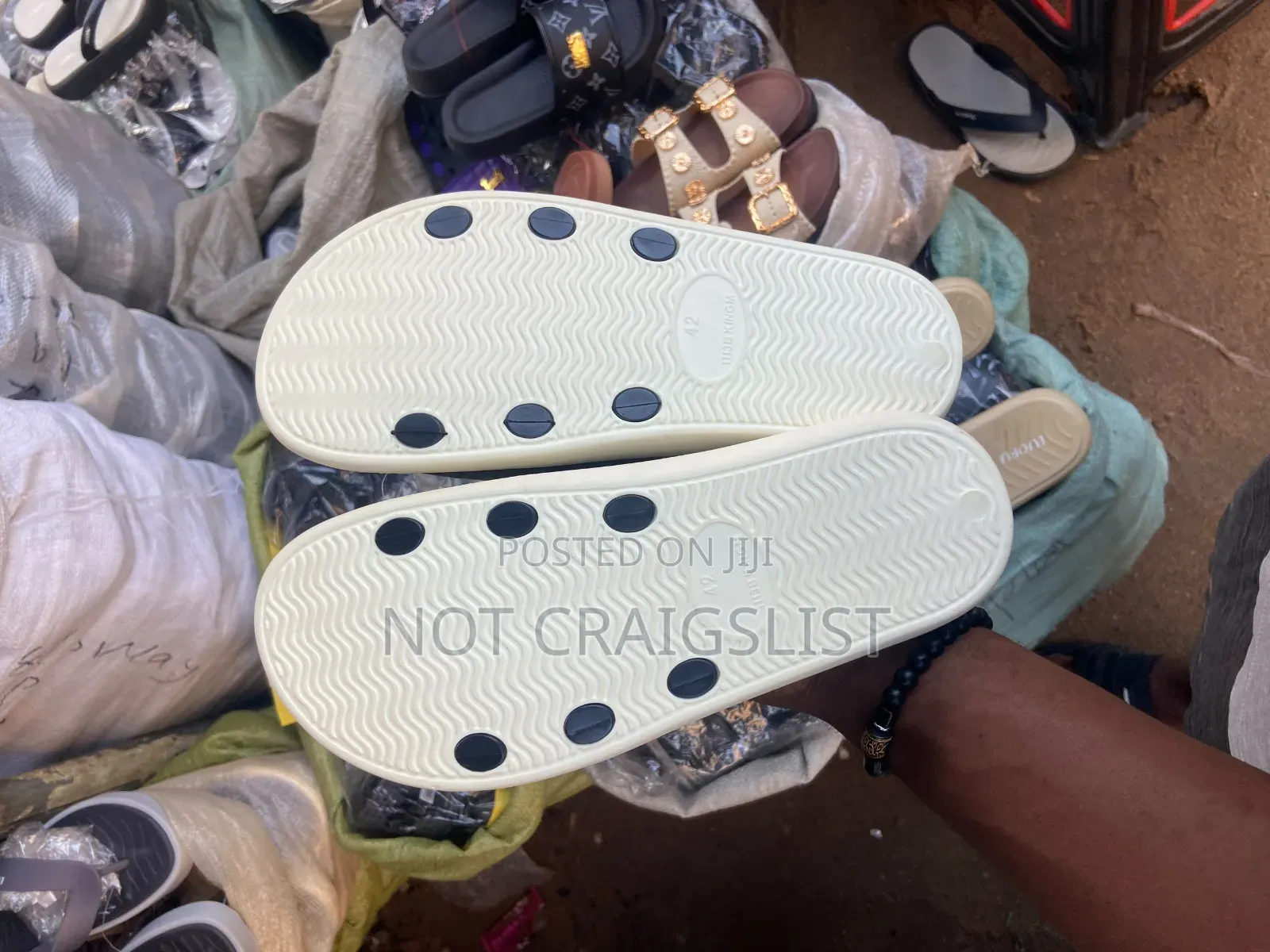 Men’S Luofu Rubber Slippers- Comfortable Loufu Slides Home and Travel