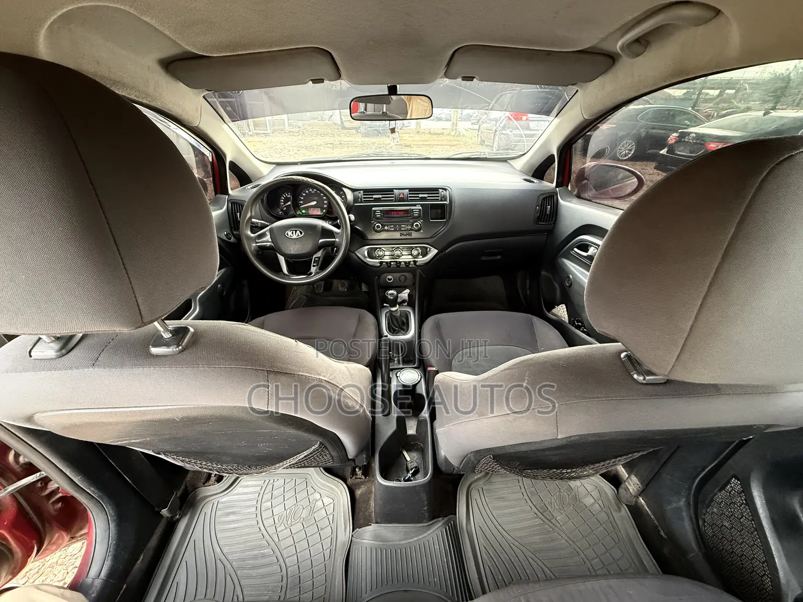 Kia Rio 2014 Maroon