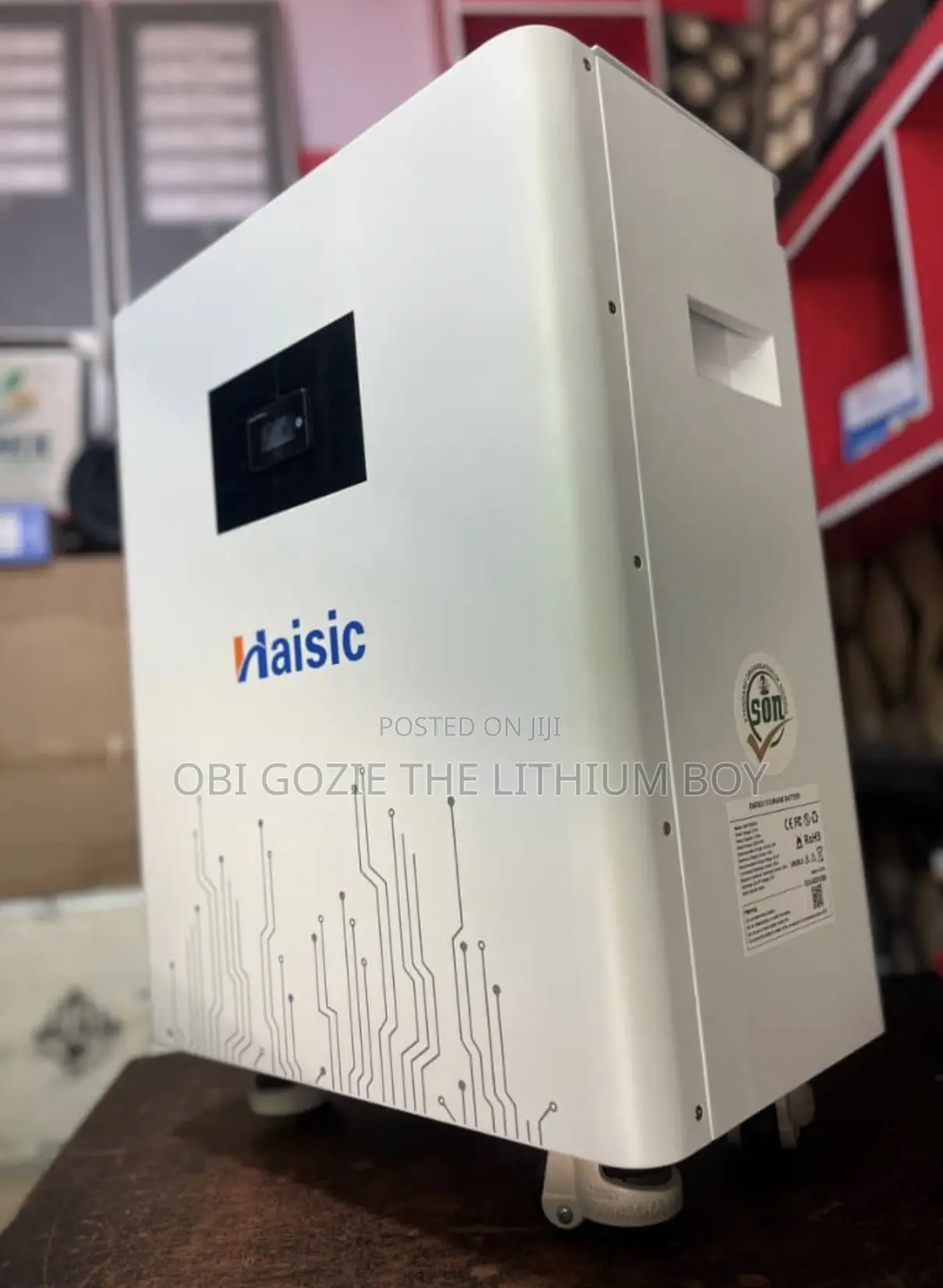 Haisic 8kwh 24v White With Full Screen Display