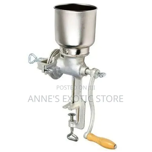 Heavy-Duty Manual Cast Iron Grain Grinder –Multi Use Hand Crank Mill