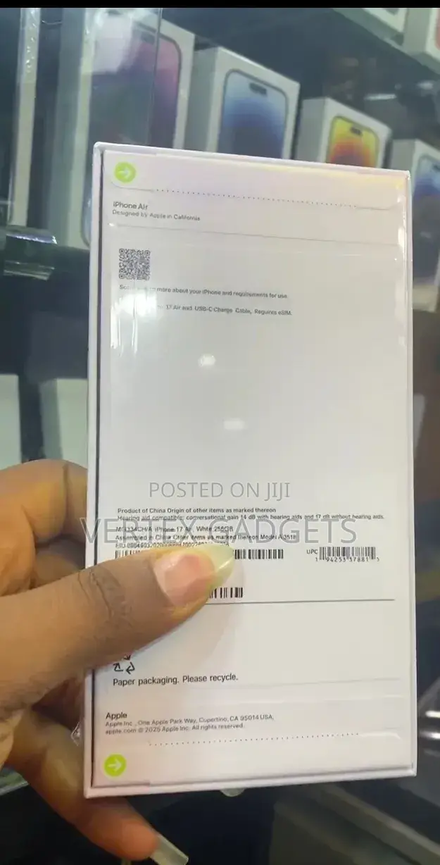 New Apple iPhone Air 256 GB White