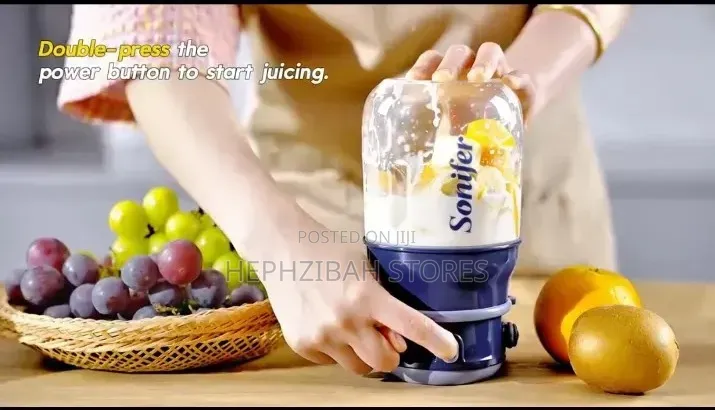 Sonifer Juice on the Go Portable Rechargeable Blender Juicer Cup