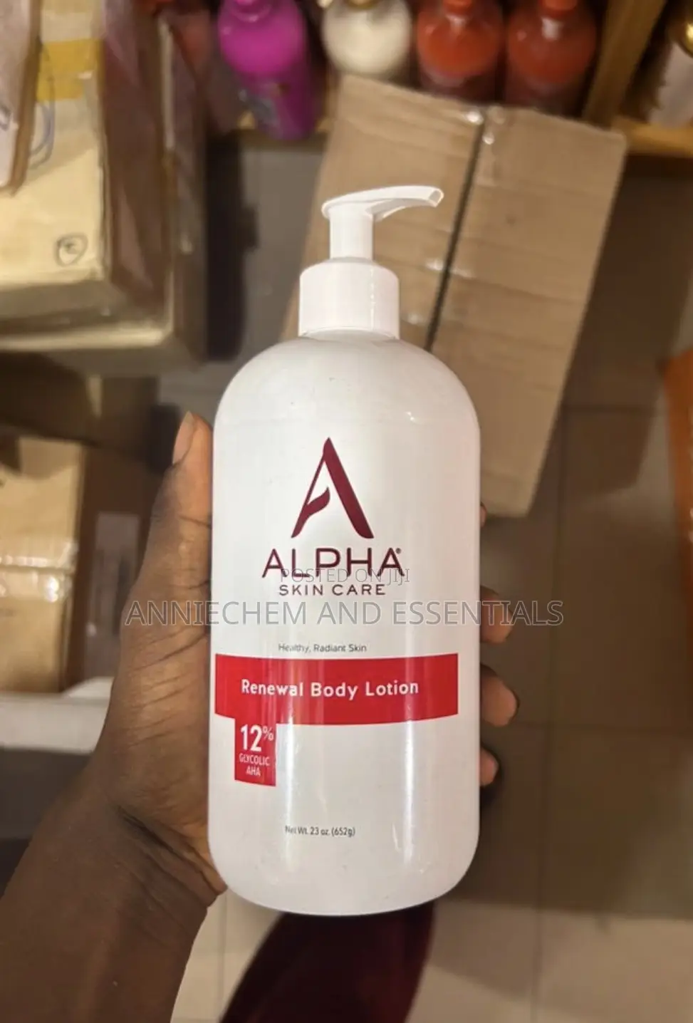 Original Alpha Skincare Renewal Body Lotion 12% Glycolic Aha 340g