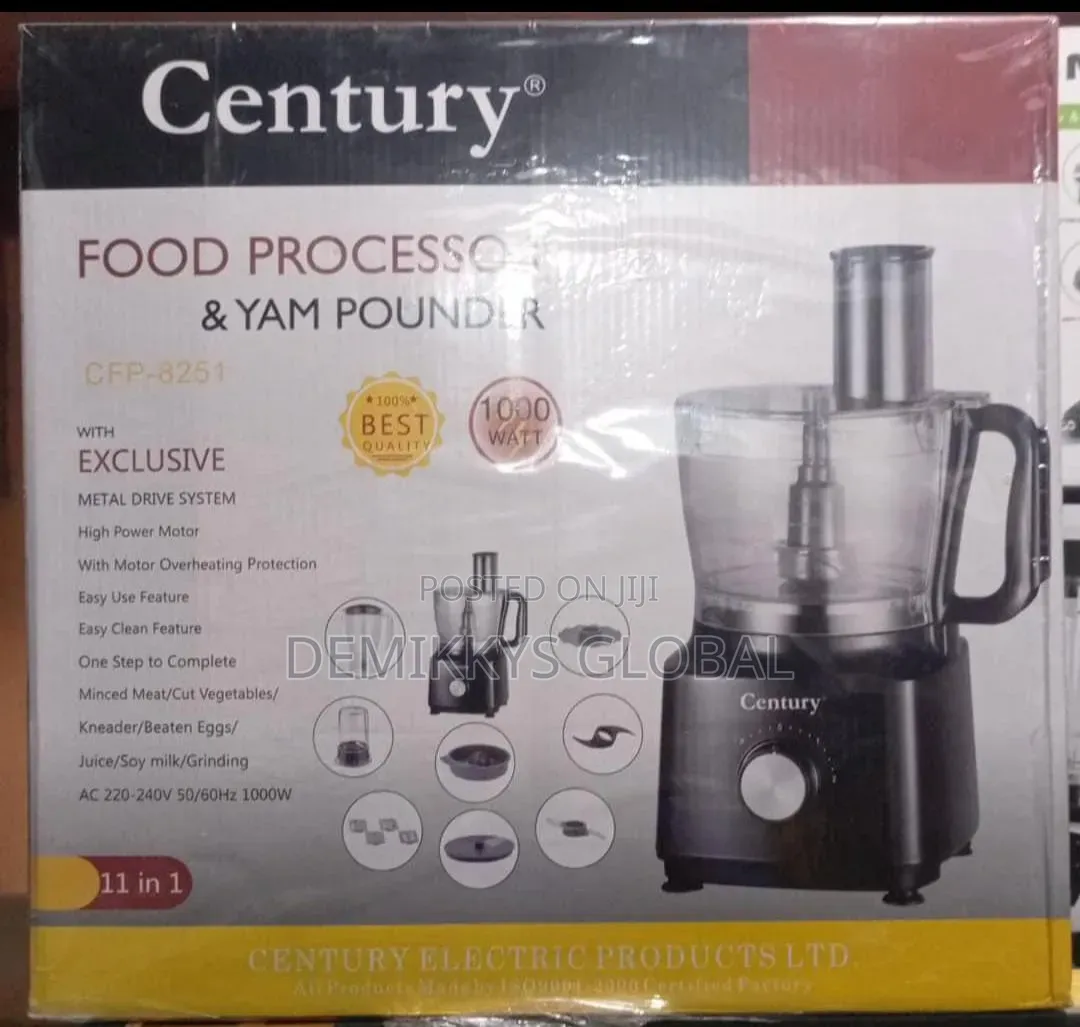 Century Food Processor/ Yam Pounder 11 in 1