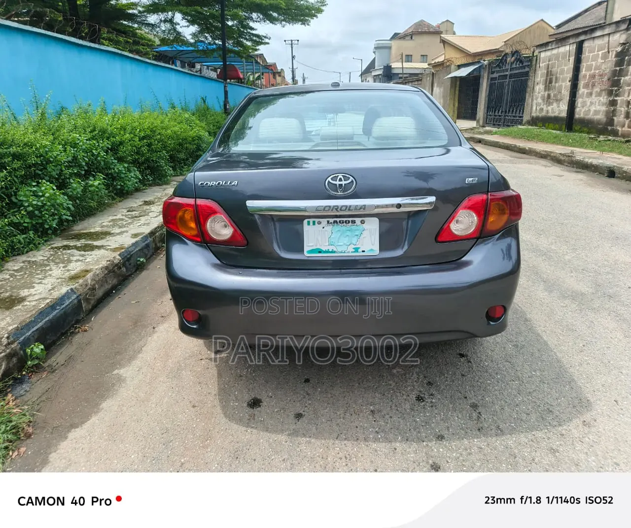 Toyota Corolla 2010 Gray