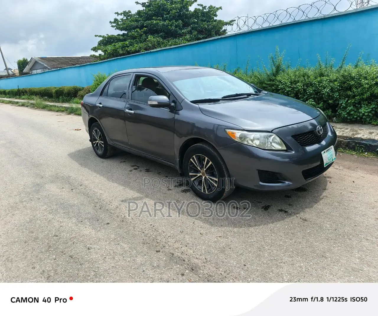 Toyota Corolla 2010 Gray