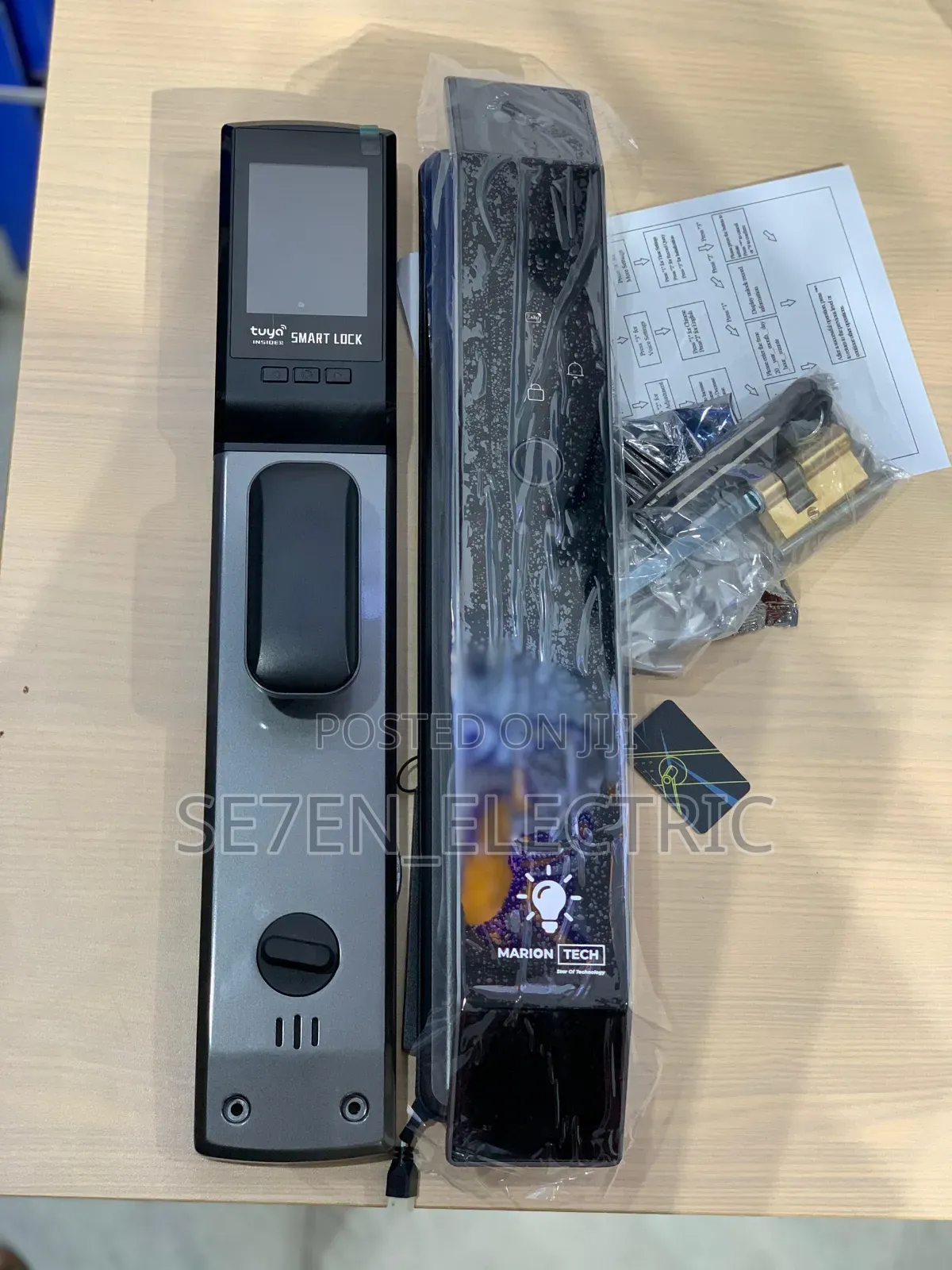Tuya Smart Door Lock Camera and Finger Prints Automation