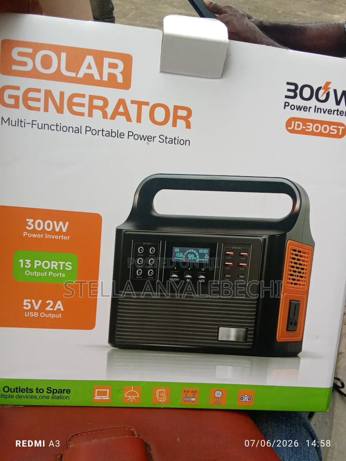 300w Portable Solar Generator