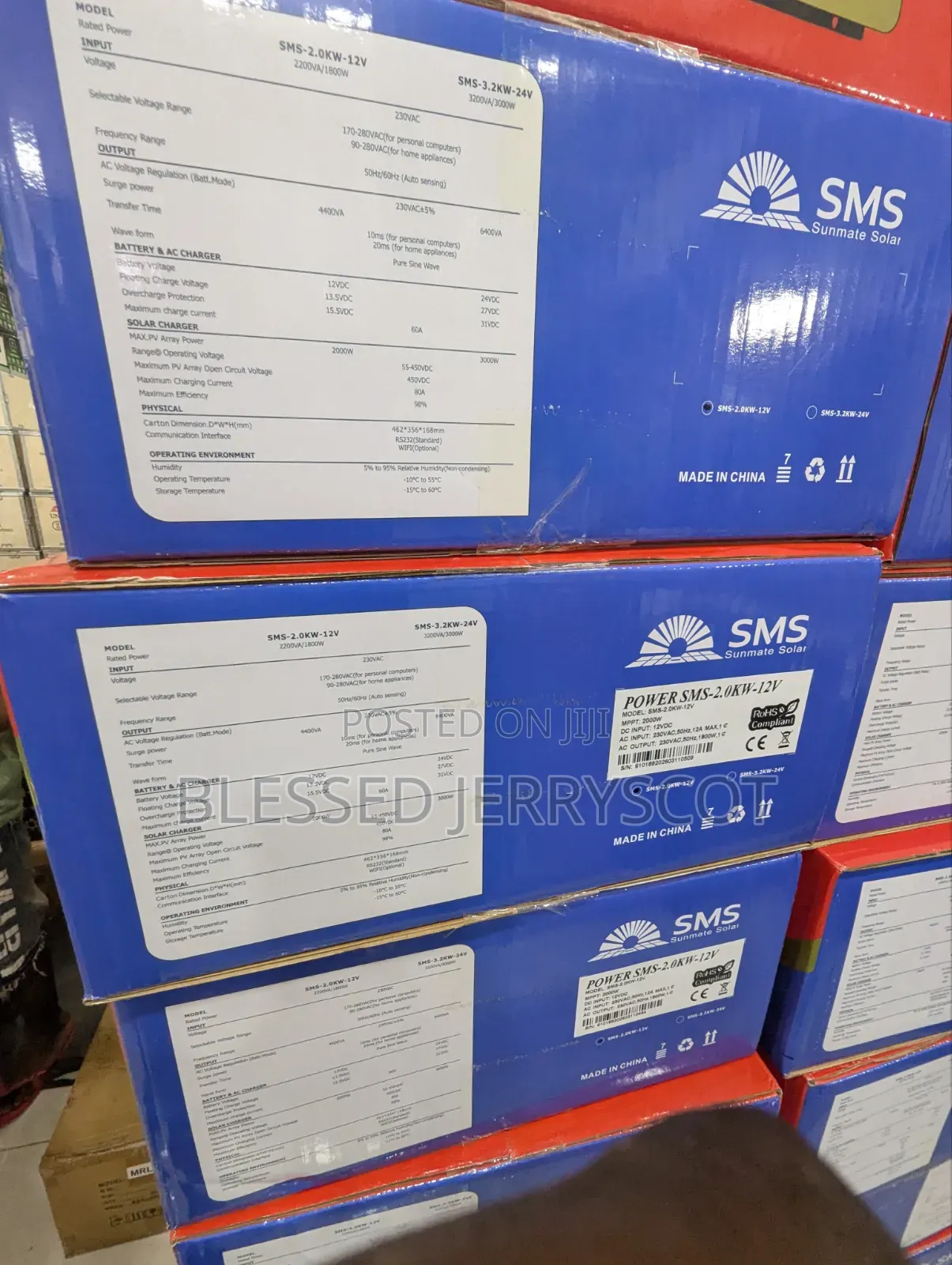 SMS 2kva 12v Hybrid Solar Inverters Available in Stock.